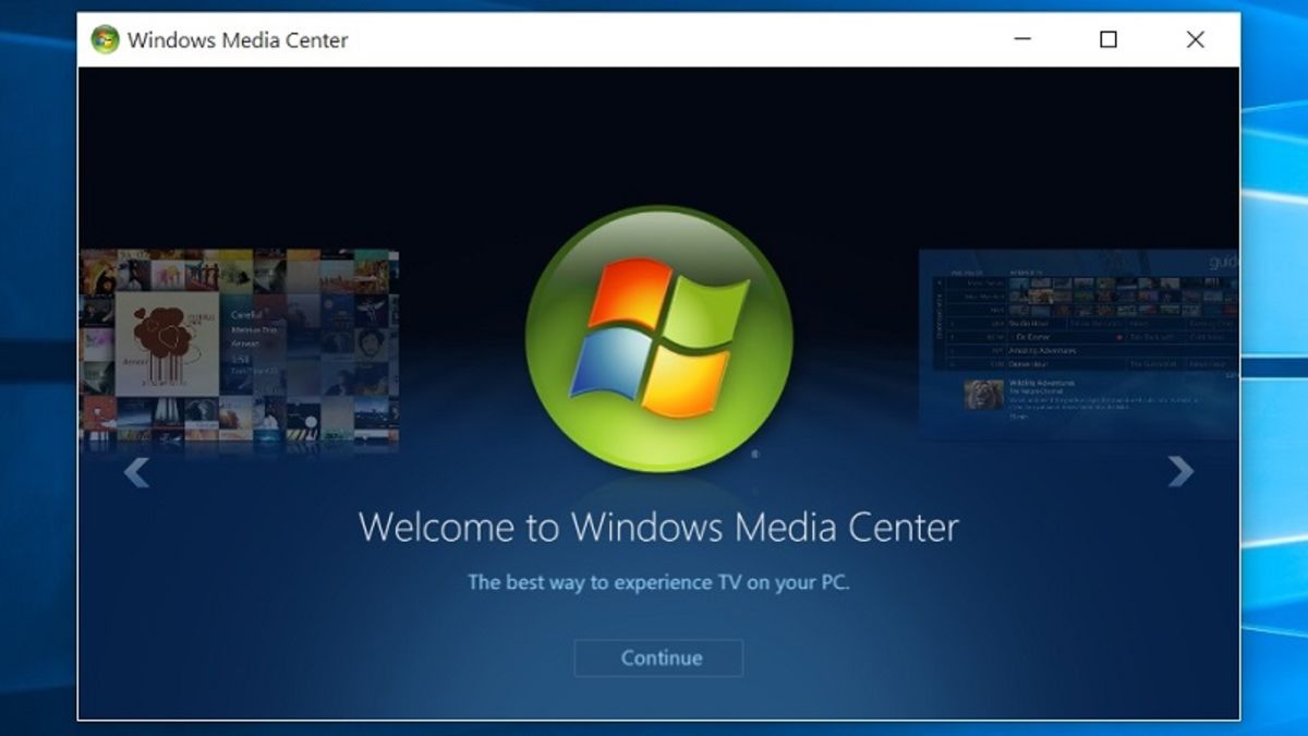 Windows media center tv tuner software